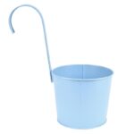 Blauwtinten bloempot met haak keuze (EL104