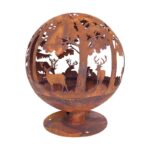 Esschert Design Vuurbal laser cut roest (FF261
