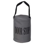 Esschert Design Kunststof deurstopper met ring zwart (LH119