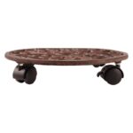 Esschert Design Planttrolley gietijzer groot rond (TG130