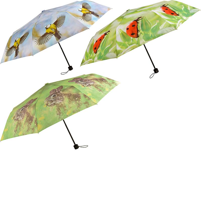 Esschert Design Opvouwbare paraplu ass. (TP151