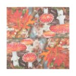 Esschert Design Papieren servetten paddestoel/blad (TP214