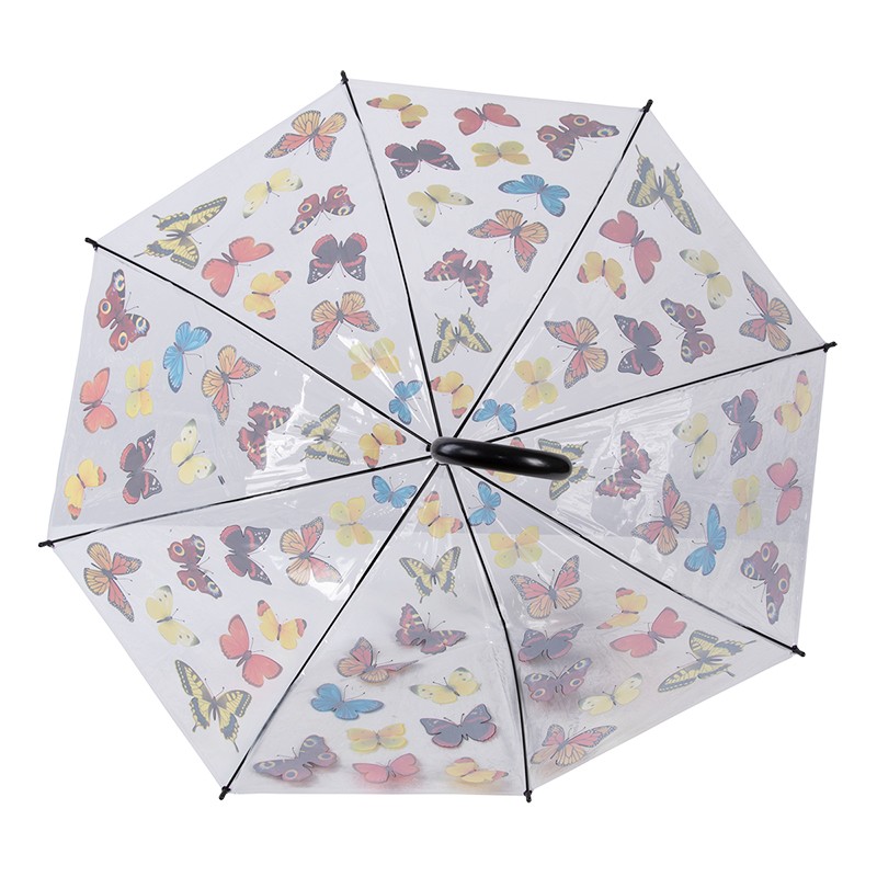 Paraplu transparant vlinders (TP381