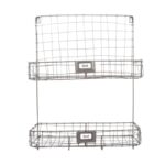 Esschert Design Draad wandrek 2 vakken (WB41