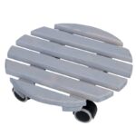Esschert Design Trolley grijs rond indoor L - Afbeelding 2