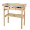 Esschert Design Oppottafel met lades blank (NG142 8714982225987) - 01