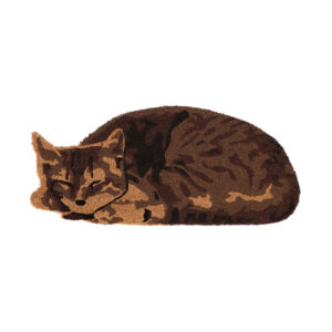Esschert Design Deurmat kokos slapende kat (RB260 8714982214622) - 01