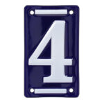 Esschert Design Emaille huisnummer 4 (DB92-4 8714982258695) - 01