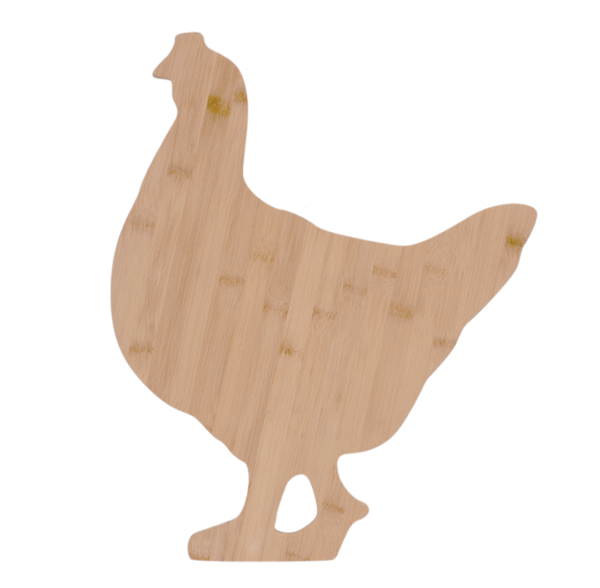 Esschert Design Snijplank kip L - Afbeelding 2