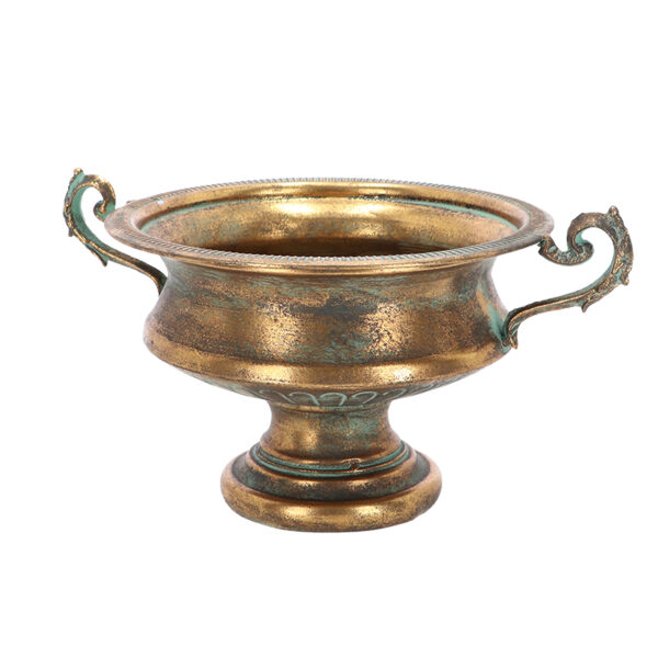 Esschert Design Aged Metal franse vaas hoogte 21 cm (AM121 8714982285776) - 02
