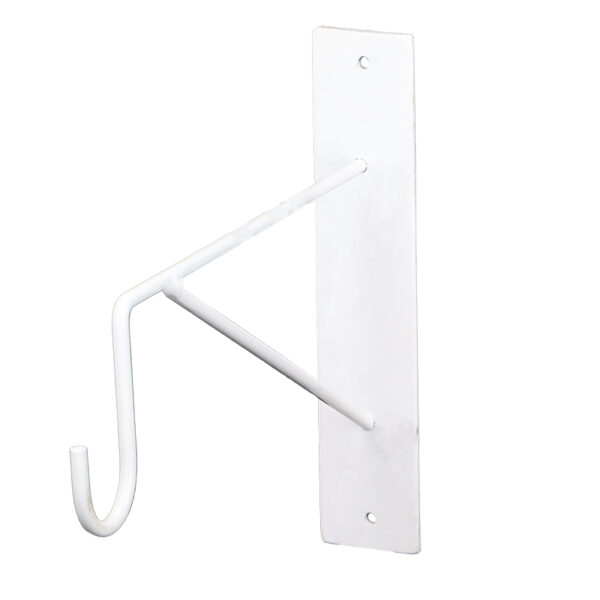 Esschert Design Hanging basket haak wit 25 cm (BPH212 8714982289286) - 01