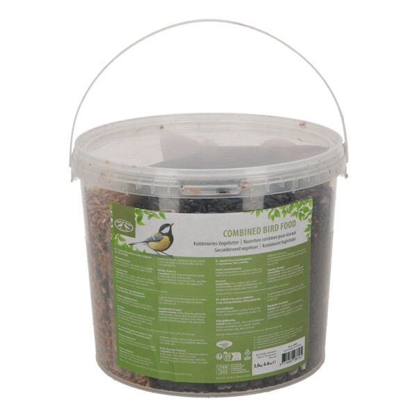 Esschert Design Voermix zonder net 3kg in emmer (FB964 8714982286162) - 01