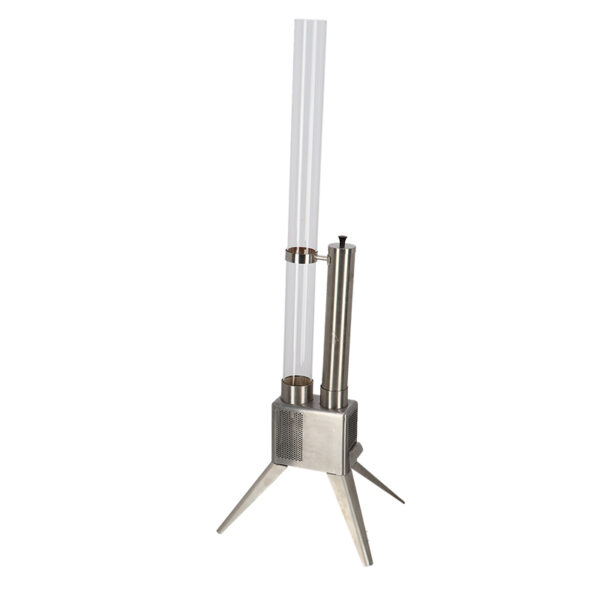 Esschert Design Houtpellet terrasheater zilver (FF652 8714982287893) - 02
