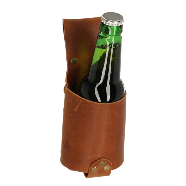 Esschert Design Runderleer riemfleshouder (GT341 8714982259180) - 02