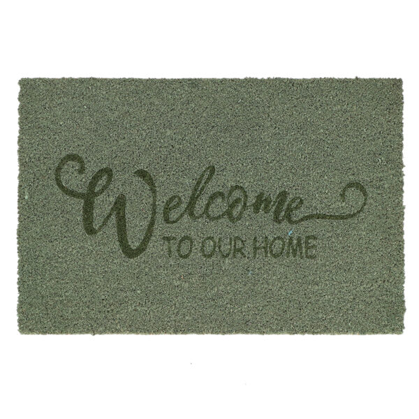 Esschert Design Deurmat kokos welcome groen M (RB328 8714982287220) - 01