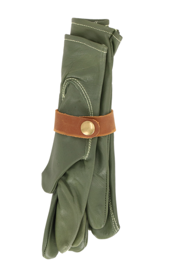 Esschert Design Runderleer riem- handschoenhouder - Afbeelding 2