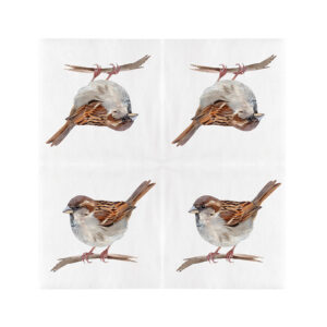 Esschert Design Papieren servetten huismus 33 x 33 cm (TP422 8714982286452) - 01