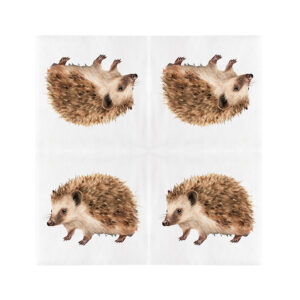 Esschert Design Papieren servetten egel 33 x 33 cm (TP426 8714982286490) - 01