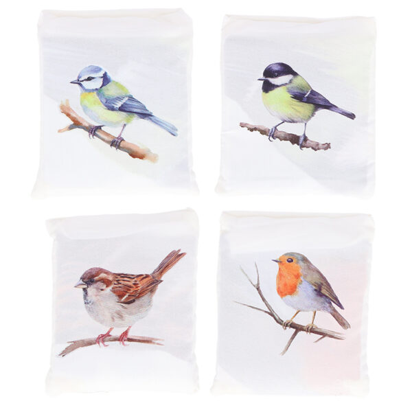 Esschert Design Opvouwbare tas aquarel vogel keuze (TP437 8714982286605) - 02