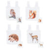 Esschert Design Opvouwbare tas aquarel boederij keuze (TP438 8714982286612) - 01