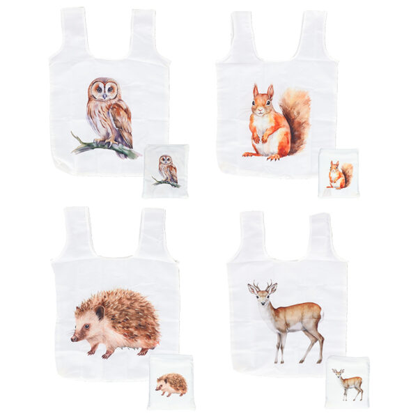 Esschert Design Opvouwbare tas aquarel boederij keuze (TP438 8714982286612) - 01