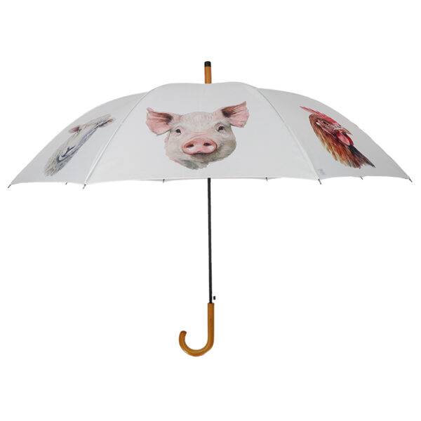 Esschert Design Paraplu aquarel boerderijdieren (TP441 8714982286643) - 01
