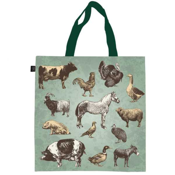 Esschert Design Boodschappentas boerderijdieren (TP446 8714982286698) - 01