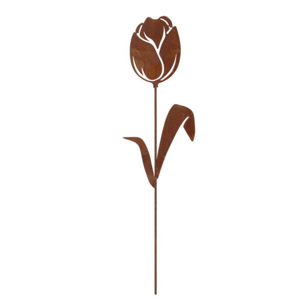 Esschert Design Roest tuinsteker tulp (TT268 8714982286872) - 01