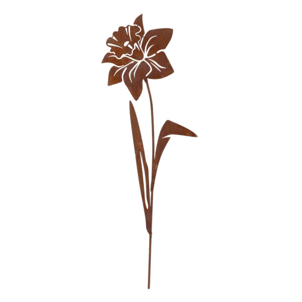 Esschert Design Roest tuinsteker narcis (TT269 8714982286889) - 01