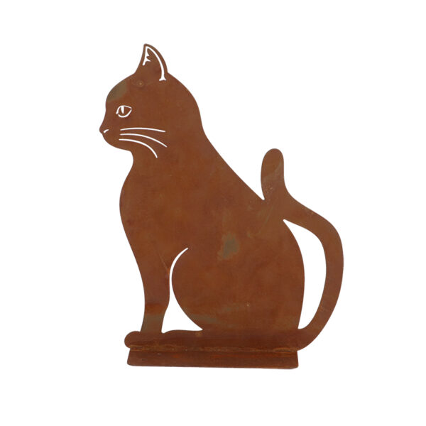 Esschert Design Roest kat zittend (TT276 8714982286957) - 01