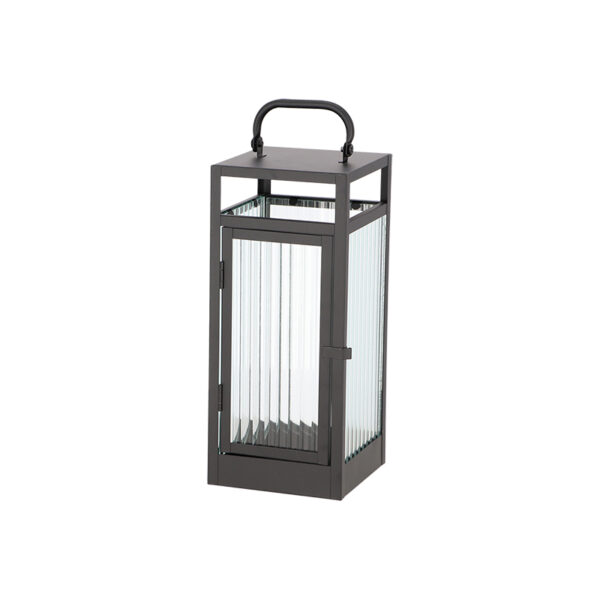 Esschert Design Lantaarn ribbelglas S (WL100 8714982286070) - 01