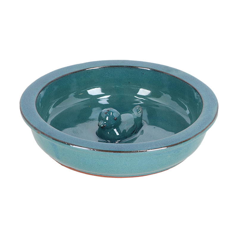 Esschert Design Vogelbad rond eend (FB678 8714982298035) - 01