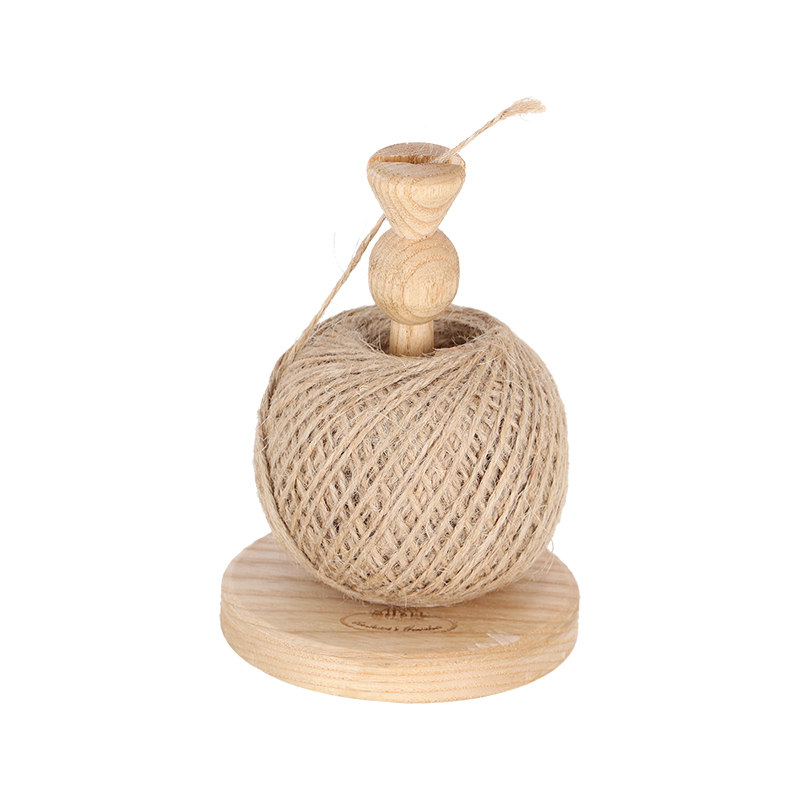 Esschert Design Bindtouwhouder essenhout (GT414 8714982295461) - 02